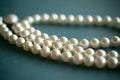 Gold Pearl Pendant Necklace