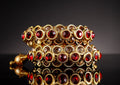 Gold Bangle Bracelet in 14k gold