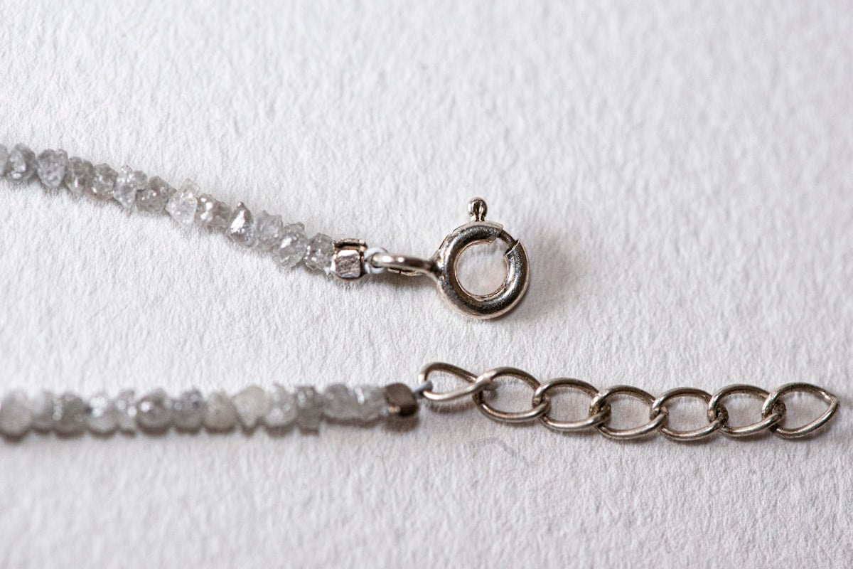 Diamond Pendant Necklace close-up